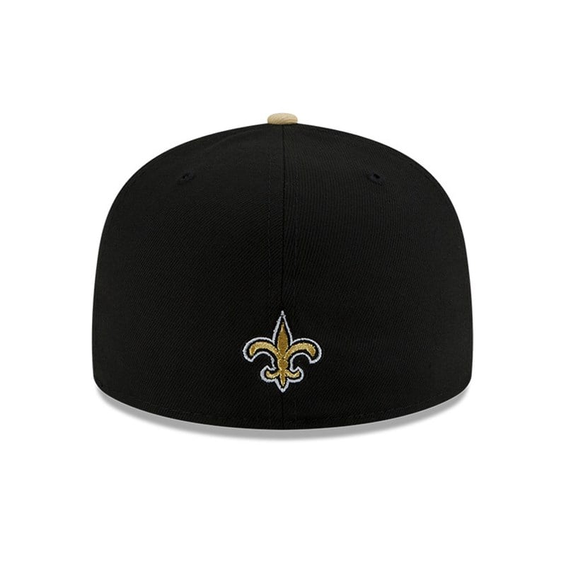 59fifty New Era New Orleans Saints NFL Draft Fitted Gorras Negros | UE2679103