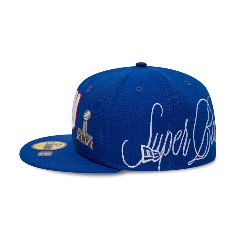 59fifty New Era New York Giants Historic Champs Fitted Gorras Azules | WY8635190