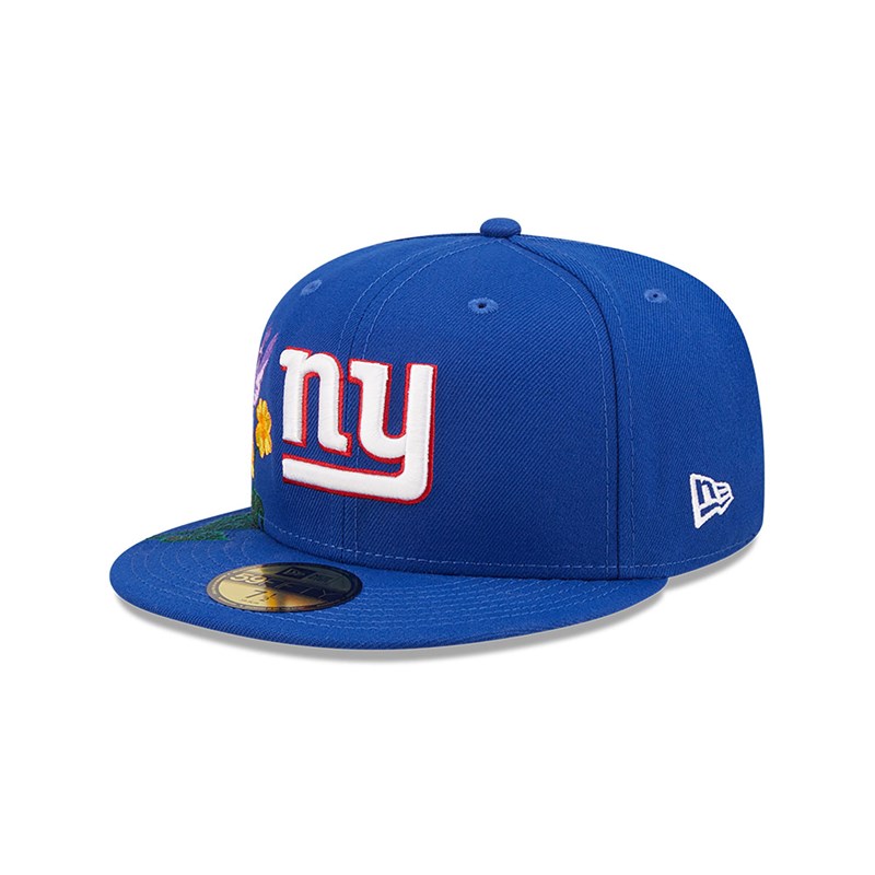 59fifty New Era New York Giants NFL Blooming Fitted Gorras Azules | PM5786902