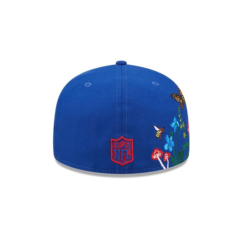 59fifty New Era New York Giants NFL Blooming Fitted Gorras Azules | PM5786902