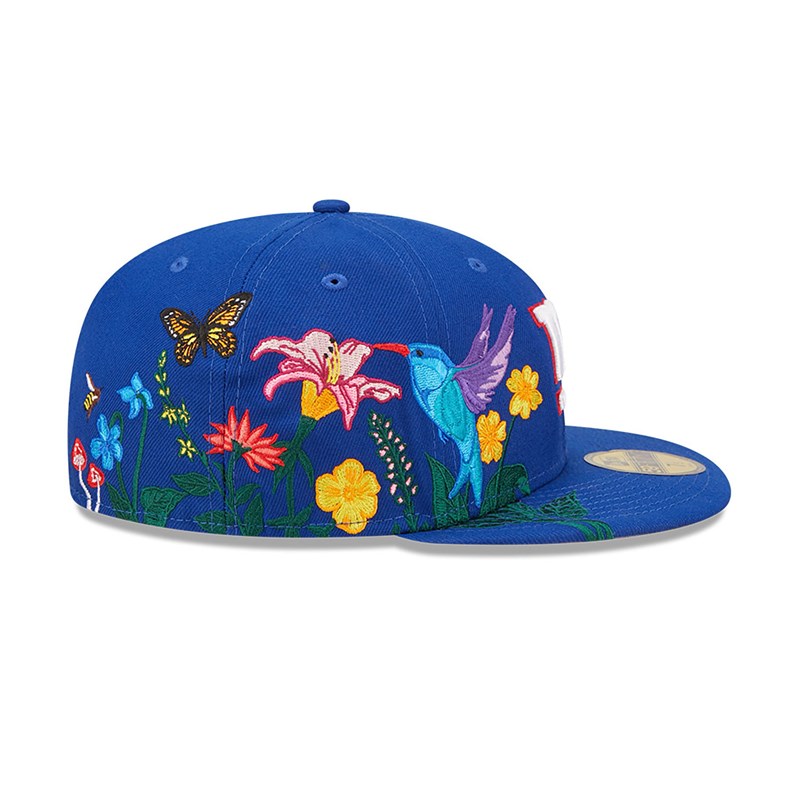 59fifty New Era New York Giants NFL Blooming Fitted Gorras Azules | PM5786902