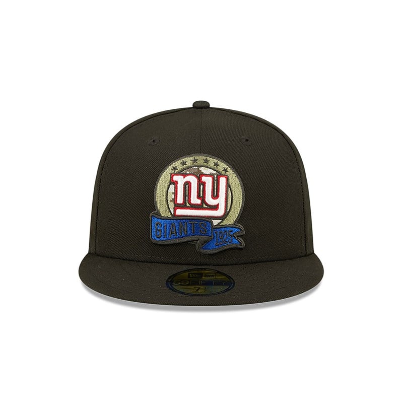 59fifty New Era New York Giants NFL Salute To Service Fitted Gorras Negros | XY3519840