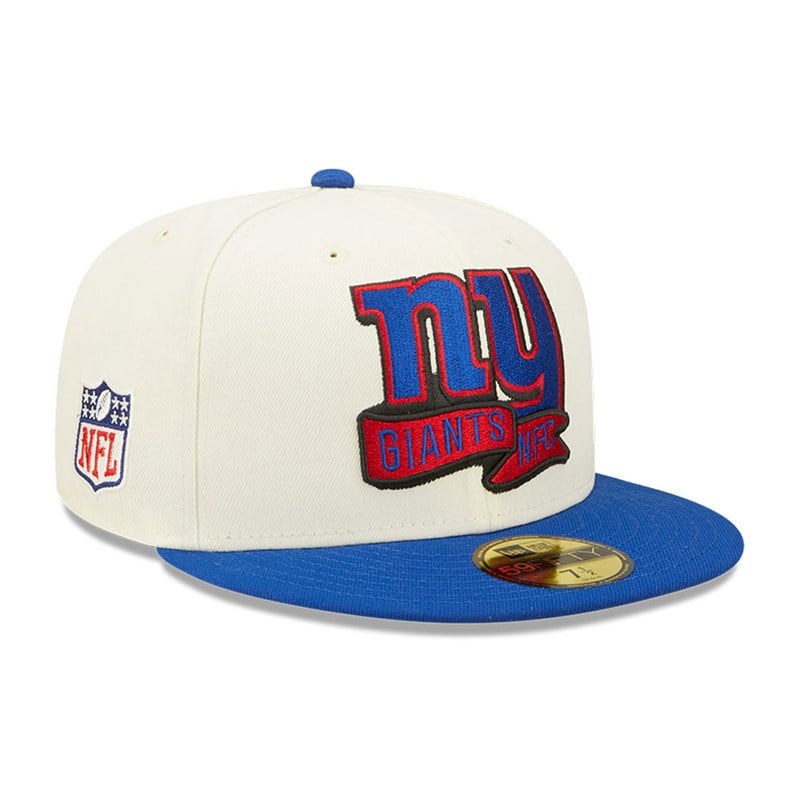 59fifty New Era New York Giants NFL Sideline 2022 Fitted Gorras Blancos | VR9672815