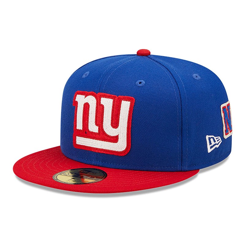 59fifty New Era New York Giants Ne Letterman Fitted Gorras Azules | VQ6719084