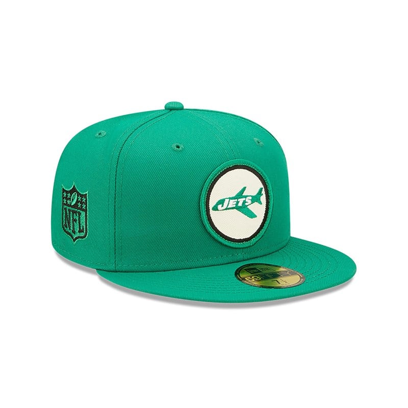 59fifty New Era New York Jets NFL Sideline 2022 Fitted Gorras Verdes | YD0694372