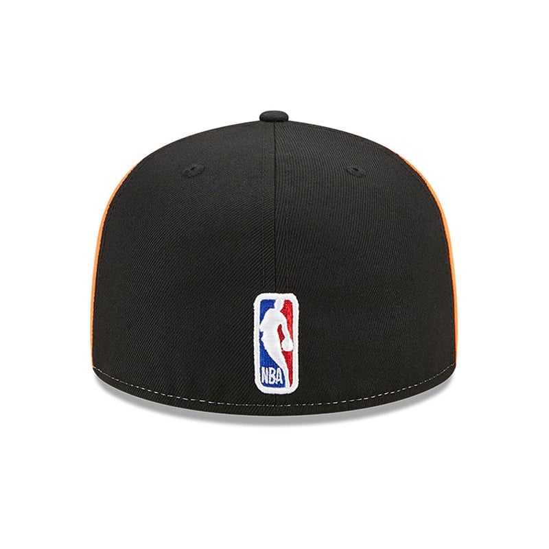 59fifty New Era New York Knicks Authentics City Edition Fitted Gorras Negros | SG6528190