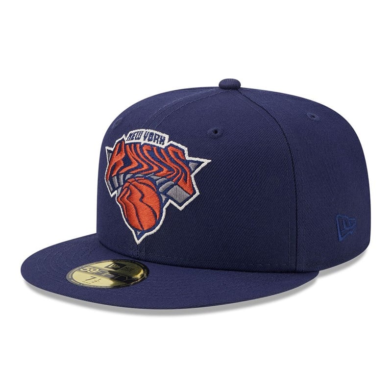 59fifty New Era New York Knicks Twilight Fantasy Fitted Gorras Morados | UF8142569