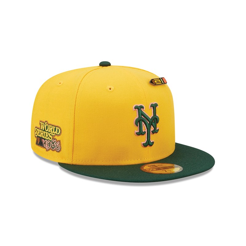 59fifty New Era New York Mets Back To School Fitted Gorras Amarillos | OS4260315