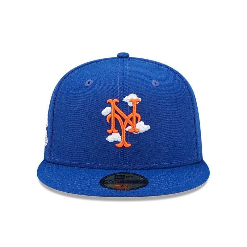 59fifty New Era New York Mets Comic Cloud Fitted Gorras Azules | EB2670841