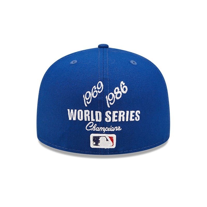 59fifty New Era New York Mets Crown Champs Fitted Gorras Azules | FP7489652