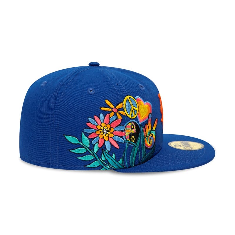 59fifty New Era New York Mets Groovy Fitted Gorras Azules | KU1480327