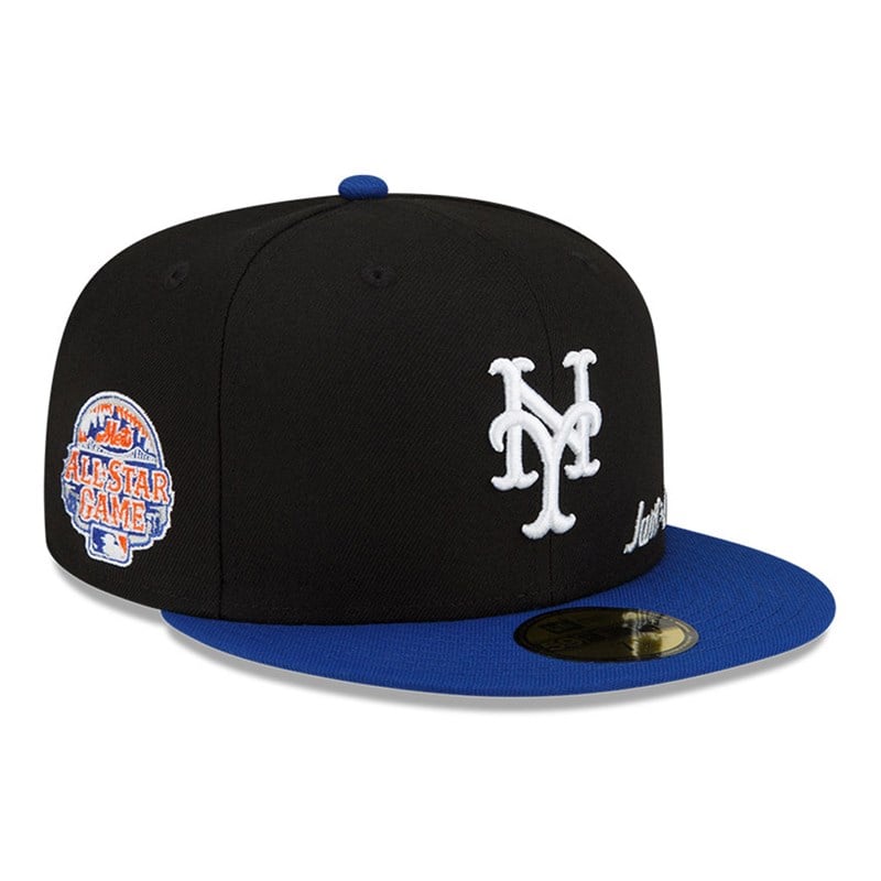 59fifty New Era New York Mets Just Don X MLB Fitted Gorras Negros | XC8514629