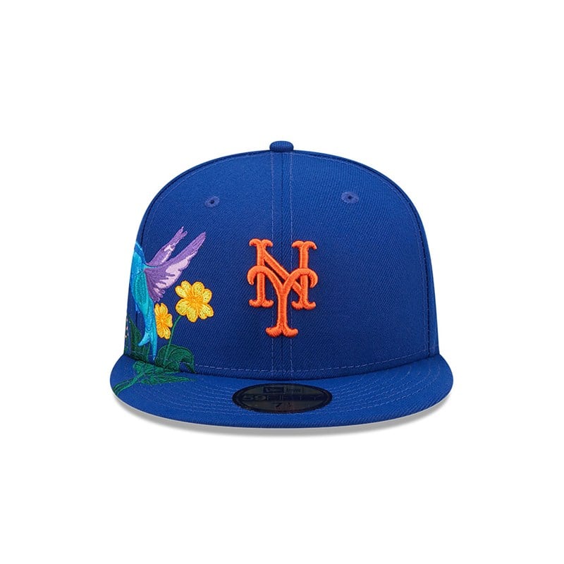 59fifty New Era New York Mets MLB Blooming Fitted Gorras Azules | YS5867302