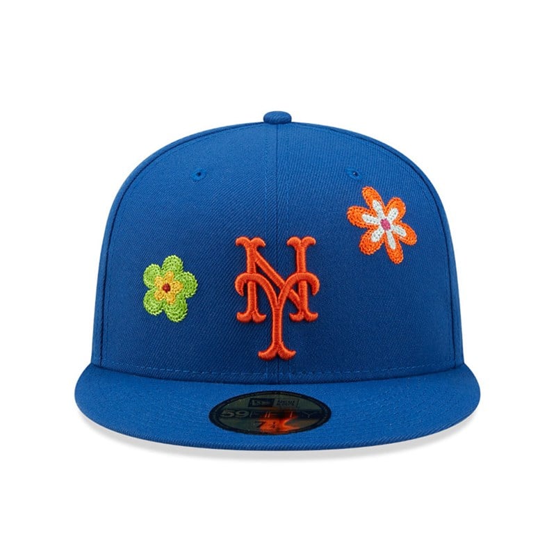 59fifty New Era New York Mets MLB Fitted Gorras Azules | OZ6457391