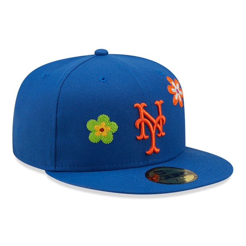 59fifty New Era New York Mets MLB Fitted Gorras Azules | OZ6457391