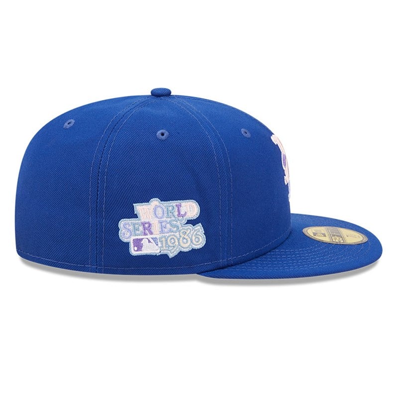 59fifty New Era New York Mets MLB Nightbreak Team Fitted Gorras Azules | TZ5917426