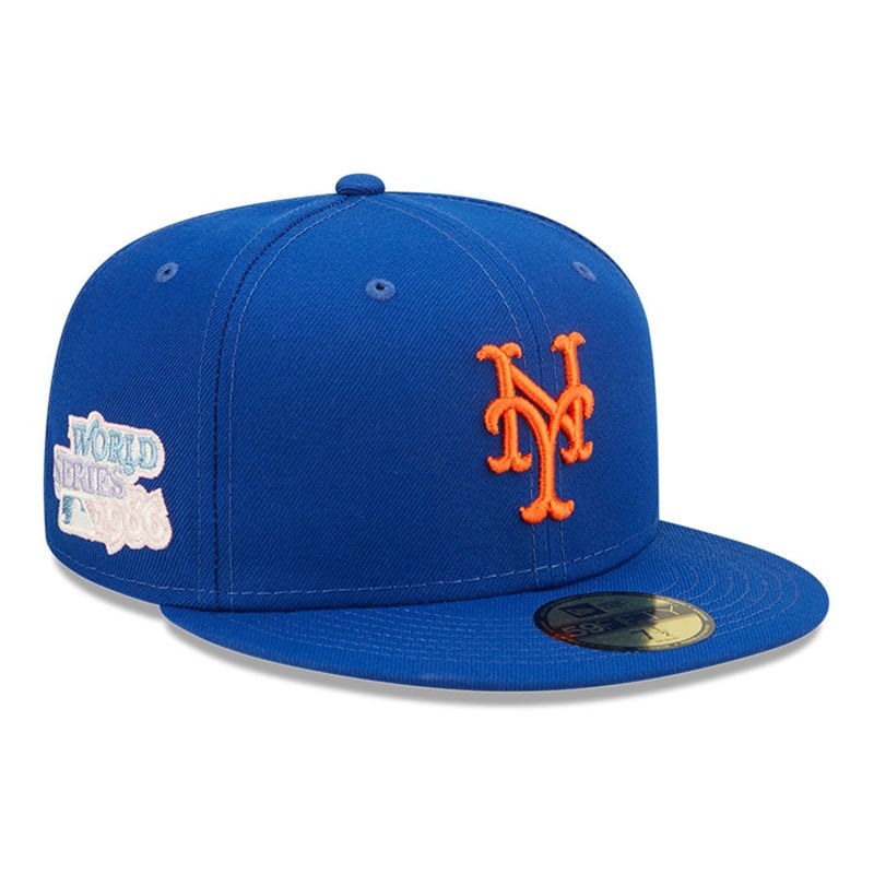 59fifty New Era New York Mets MLB Pop Sweat Fitted Gorras Azules | NI6180924