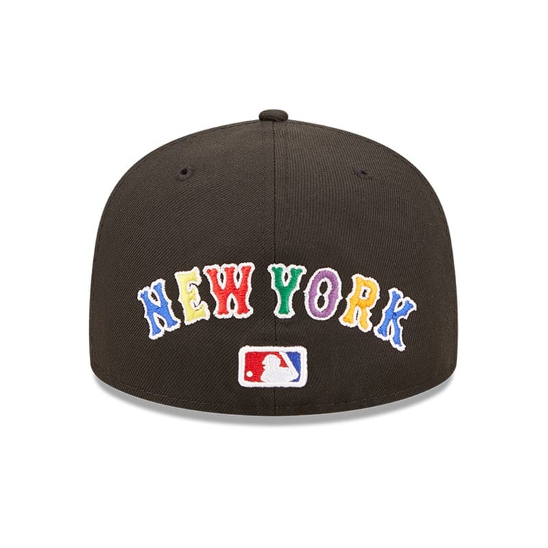 59fifty New Era New York Mets MLB Prismatic Fitted Gorras Negros | ZN5413098