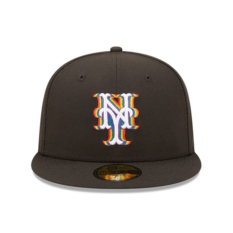 59fifty New Era New York Mets MLB Prismatic Fitted Gorras Negros | ZN5413098