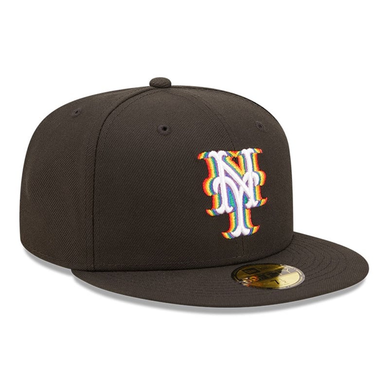 59fifty New Era New York Mets MLB Prismatic Fitted Gorras Negros | ZN5413098