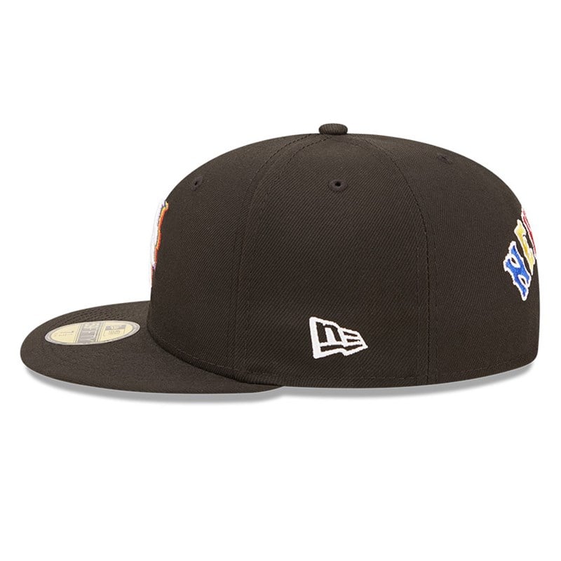 59fifty New Era New York Mets MLB Prismatic Fitted Gorras Negros | ZN5413098