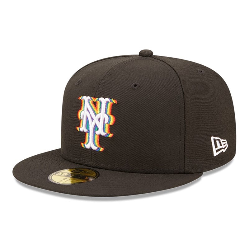 59fifty New Era New York Mets MLB Prismatic Fitted Gorras Negros | ZN5413098