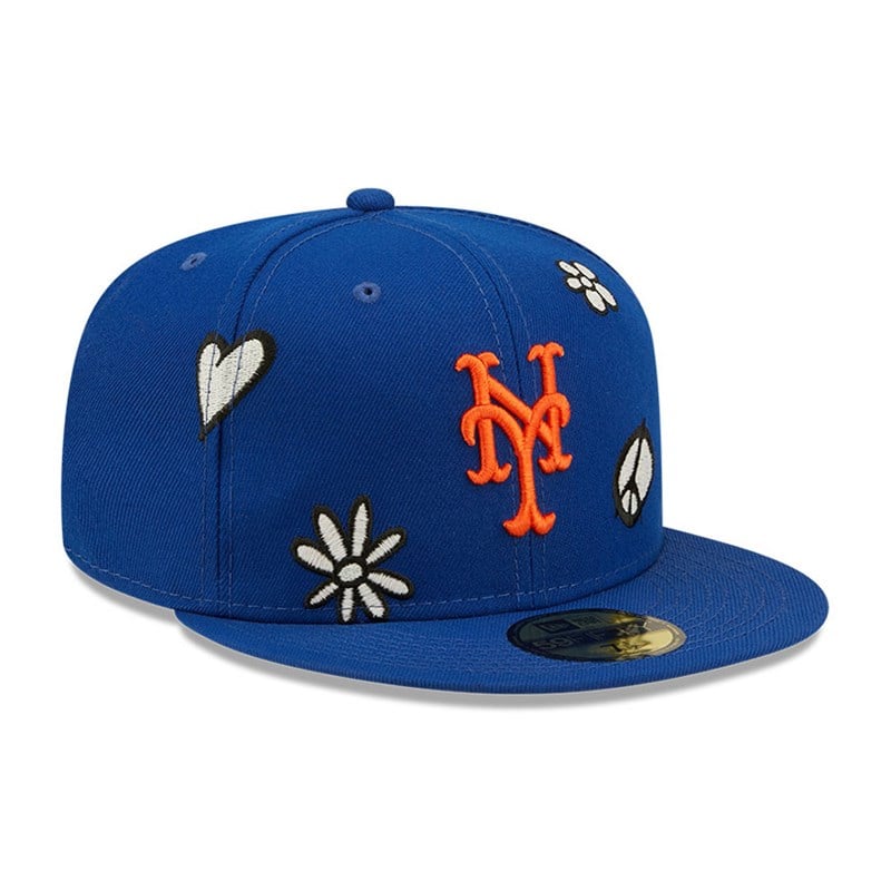 59fifty New Era New York Mets MLB Sunlight Pop Gorras Azules | HT7189054