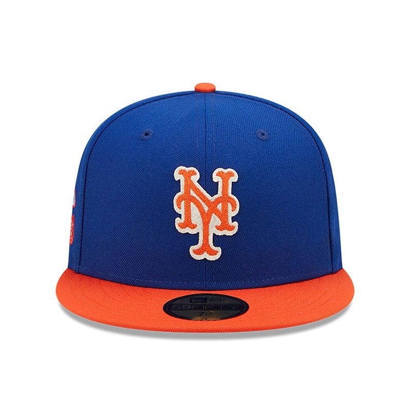 59fifty New Era New York Mets Ne Letterman Fitted Gorras Azules | PI6102483