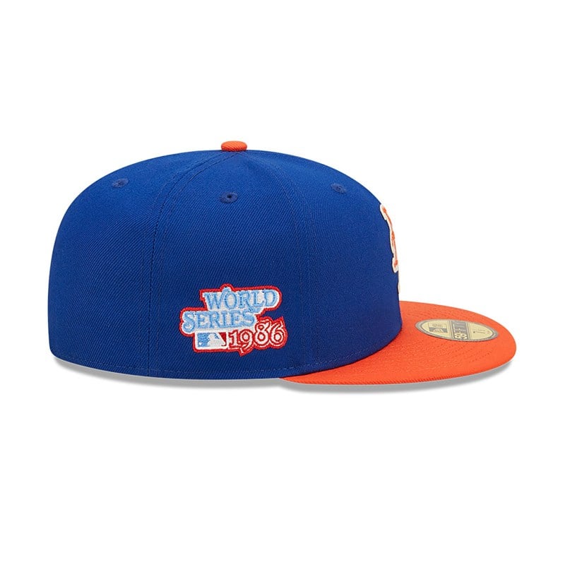 59fifty New Era New York Mets Ne Letterman Fitted Gorras Azules | PI6102483