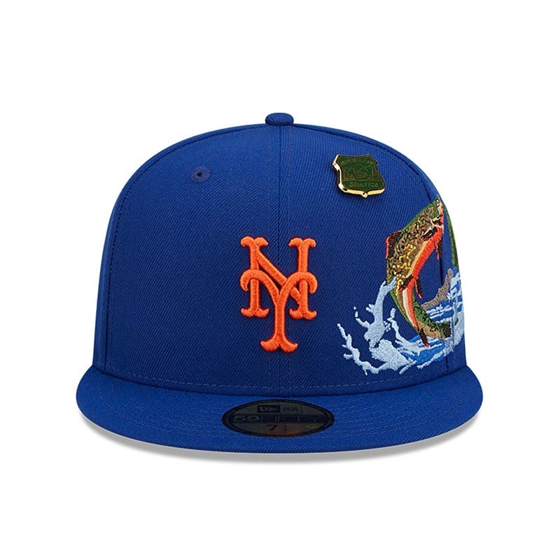 59fifty New Era New York Mets State Park Fitted Gorras Azules | JZ8395721