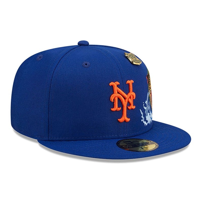 59fifty New Era New York Mets State Park Fitted Gorras Azules | JZ8395721