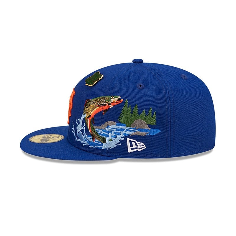 59fifty New Era New York Mets State Park Fitted Gorras Azules | JZ8395721