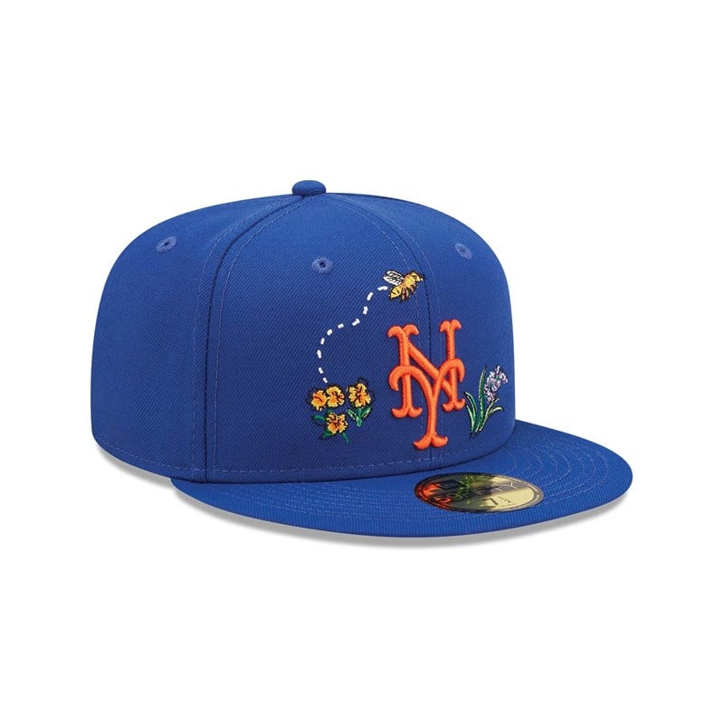 59fifty New Era New York Mets Watercolour Floral Gorras Azules | HL8749125