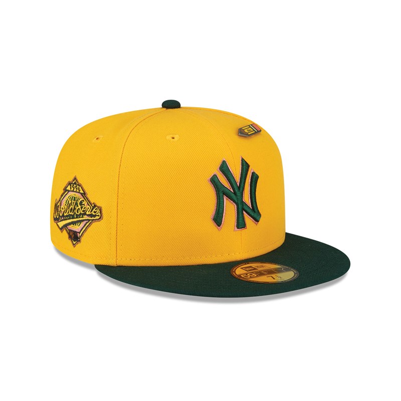 59fifty New Era New York Yankees Back To School Fitted Gorras Amarillos | YZ0672531