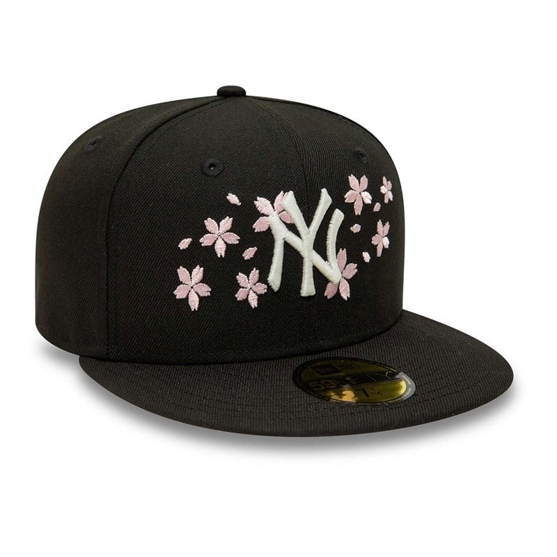 59fifty New Era New York Yankees Blossom Fitted Gorras Negros | ML2894751