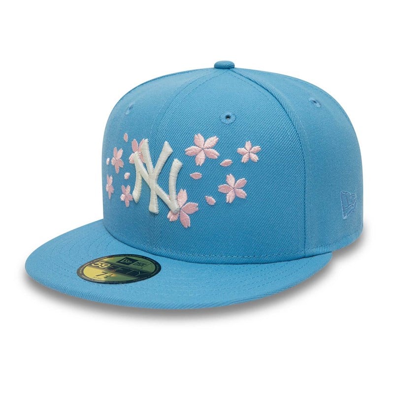 59fifty New Era New York Yankees Blossom Fitted Gorras Azules | YL5210673