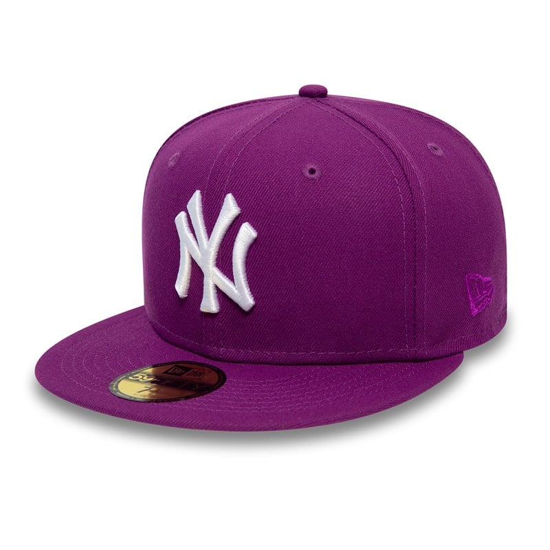 59fifty New Era New York Yankees Fitted Gorras Morados | NQ8152437