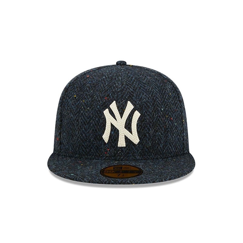 59fifty New Era New York Yankees Harris Tweed Fitted Gorras Azul Marino | DU1593740