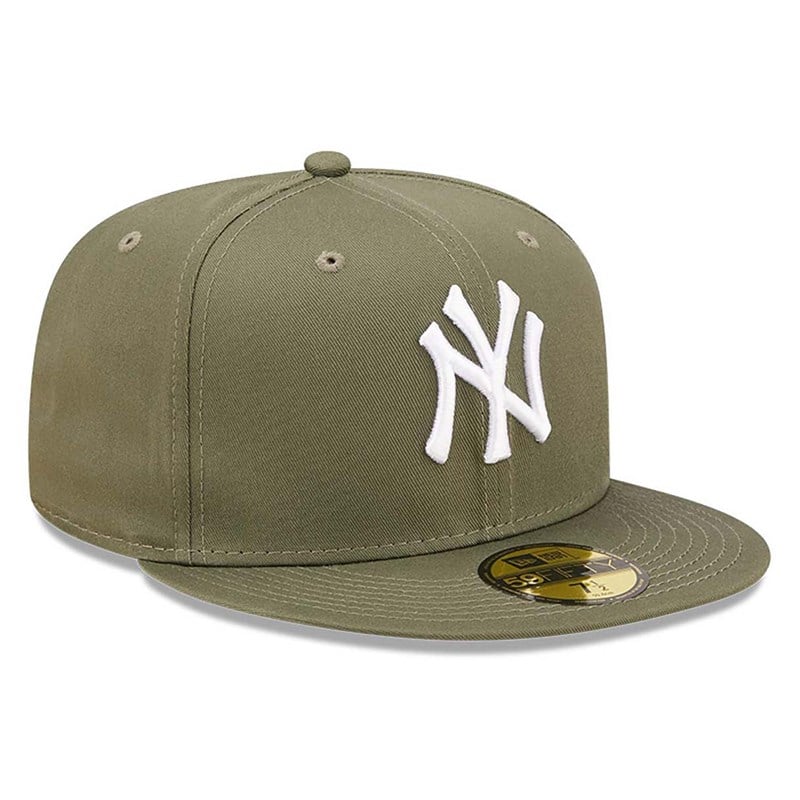 59fifty New Era New York Yankees League Essential Fitted Gorras Verdes | DK6937520