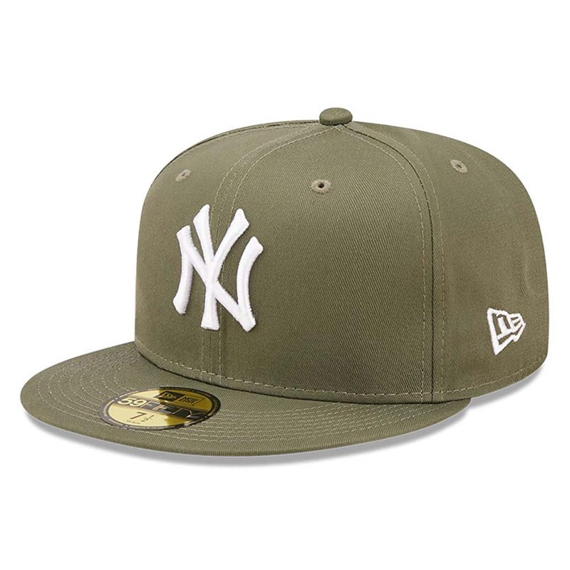 59fifty New Era New York Yankees League Essential Fitted Gorras Verdes | DK6937520