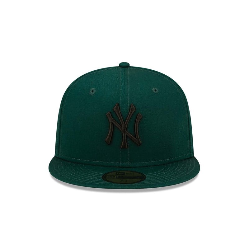 59fifty New Era New York Yankees League Essentials Fitted Gorras Verdes | TH4029318