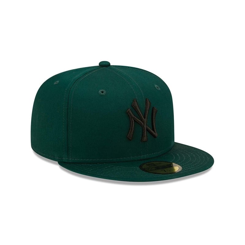 59fifty New Era New York Yankees League Essentials Fitted Gorras Verdes | TH4029318