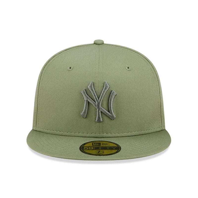 59fifty New Era New York Yankees League Essential Fitted Gorras Verdes | XH3620718