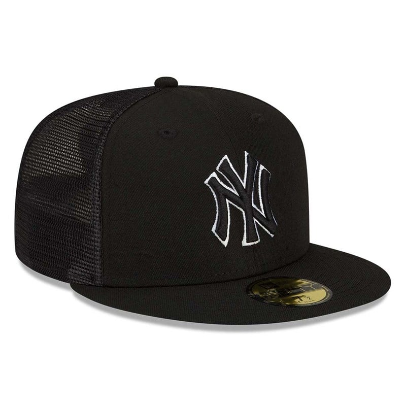 59fifty New Era New York Yankees MLB Batting Practice Fitted Gorras Negros | JP5048931