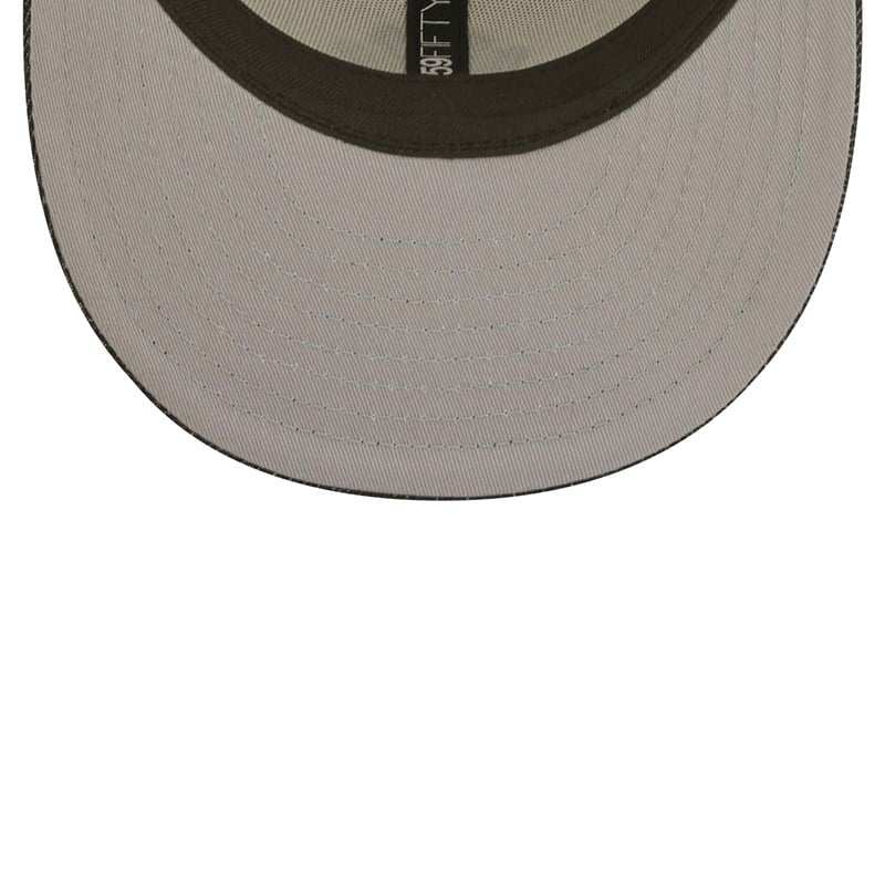 59fifty New Era New York Yankees MLB Chrome Fitted Gorras Blancos | ML8795120