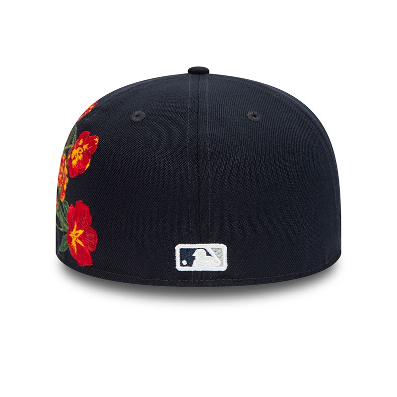 59fifty New Era New York Yankees MLB Floral Fitted Gorras Azules | MI5130962