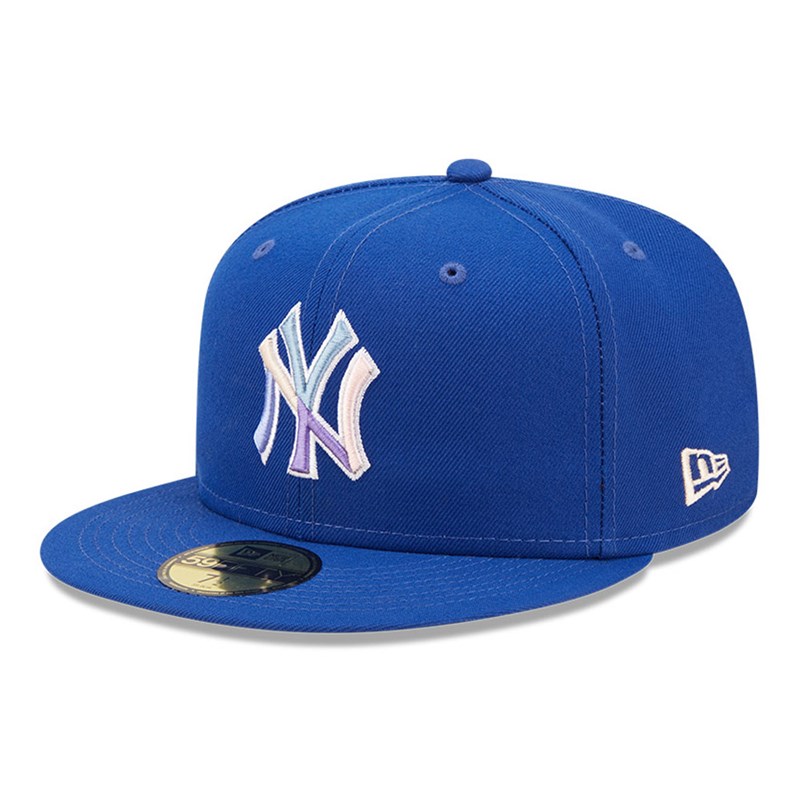 59fifty New Era New York Yankees MLB Nightbreak Team Fitted Gorras Azules | CM4978126