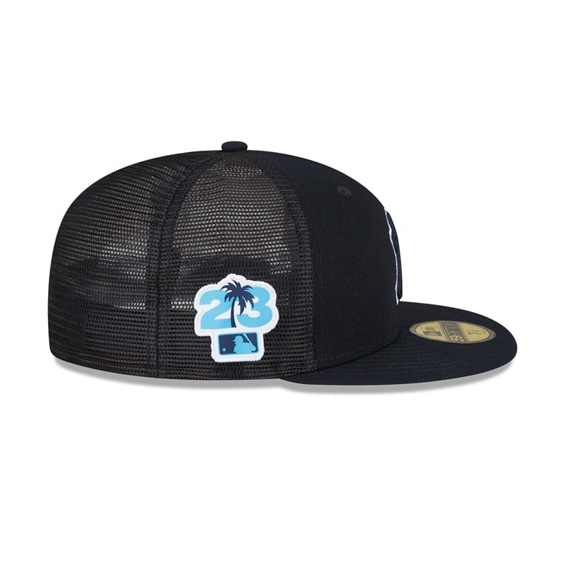 59fifty New Era New York Yankees MLB Spring Entrenamiento Fitted Gorras Azules | WS9076214