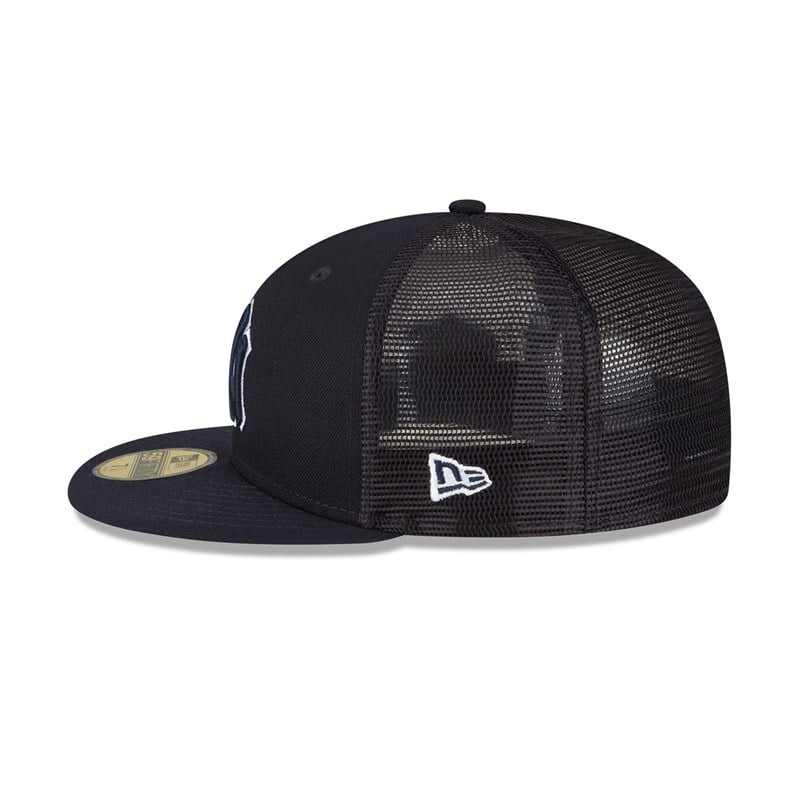 59fifty New Era New York Yankees MLB Spring Entrenamiento Fitted Gorras Azules | WS9076214