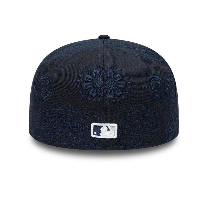 59fifty New Era New York Yankees MLB Swirl Fitted Gorras Azules | LA6925137